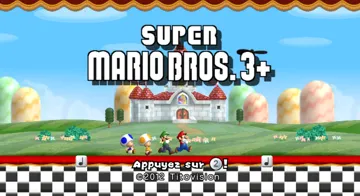 Super Mario Bros 3+ screen shot title